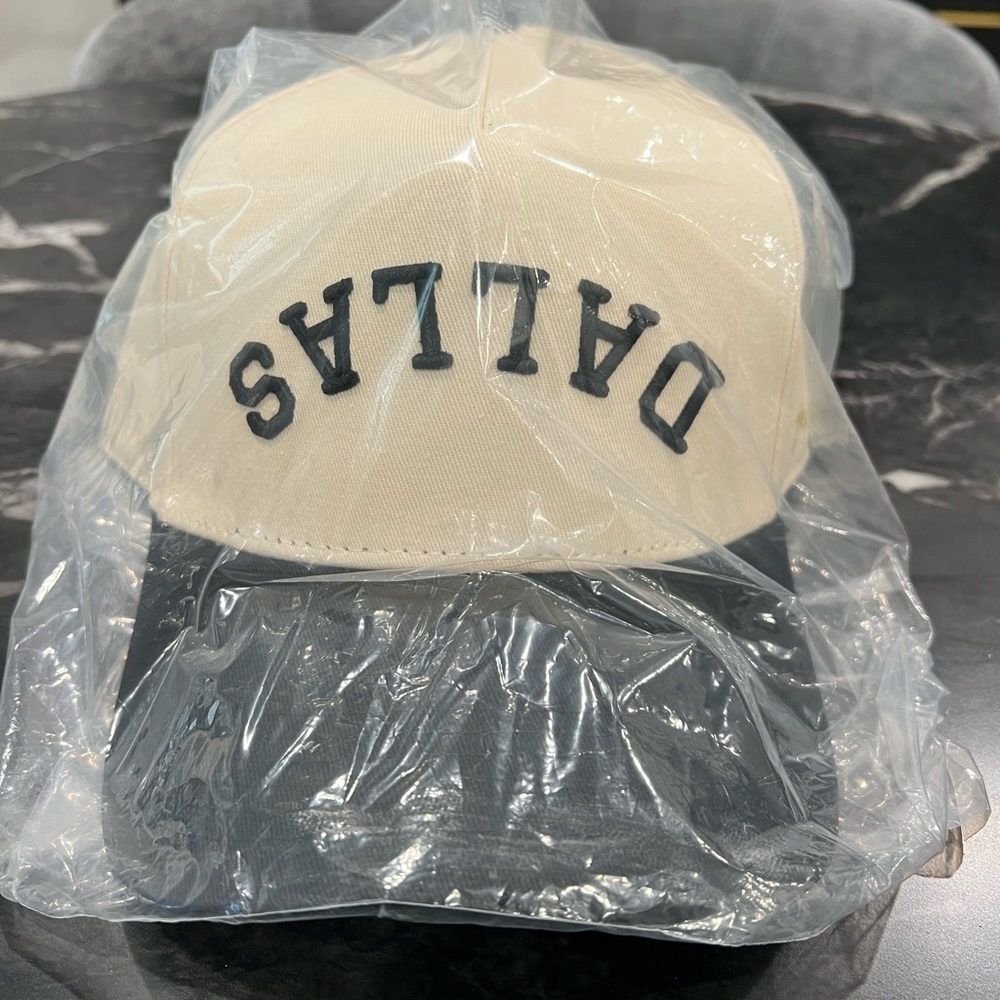 Limited Release Cream and Black Upside Down Dallas Hat